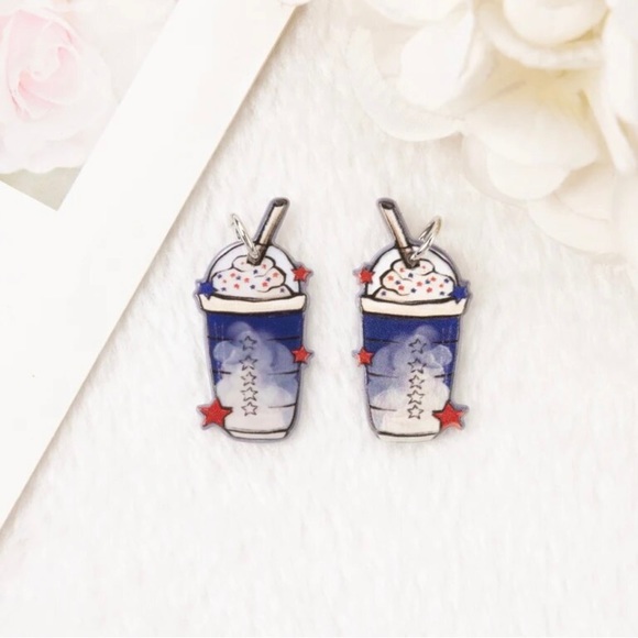 Jewelry - Whipped Coffee Cup Earrings